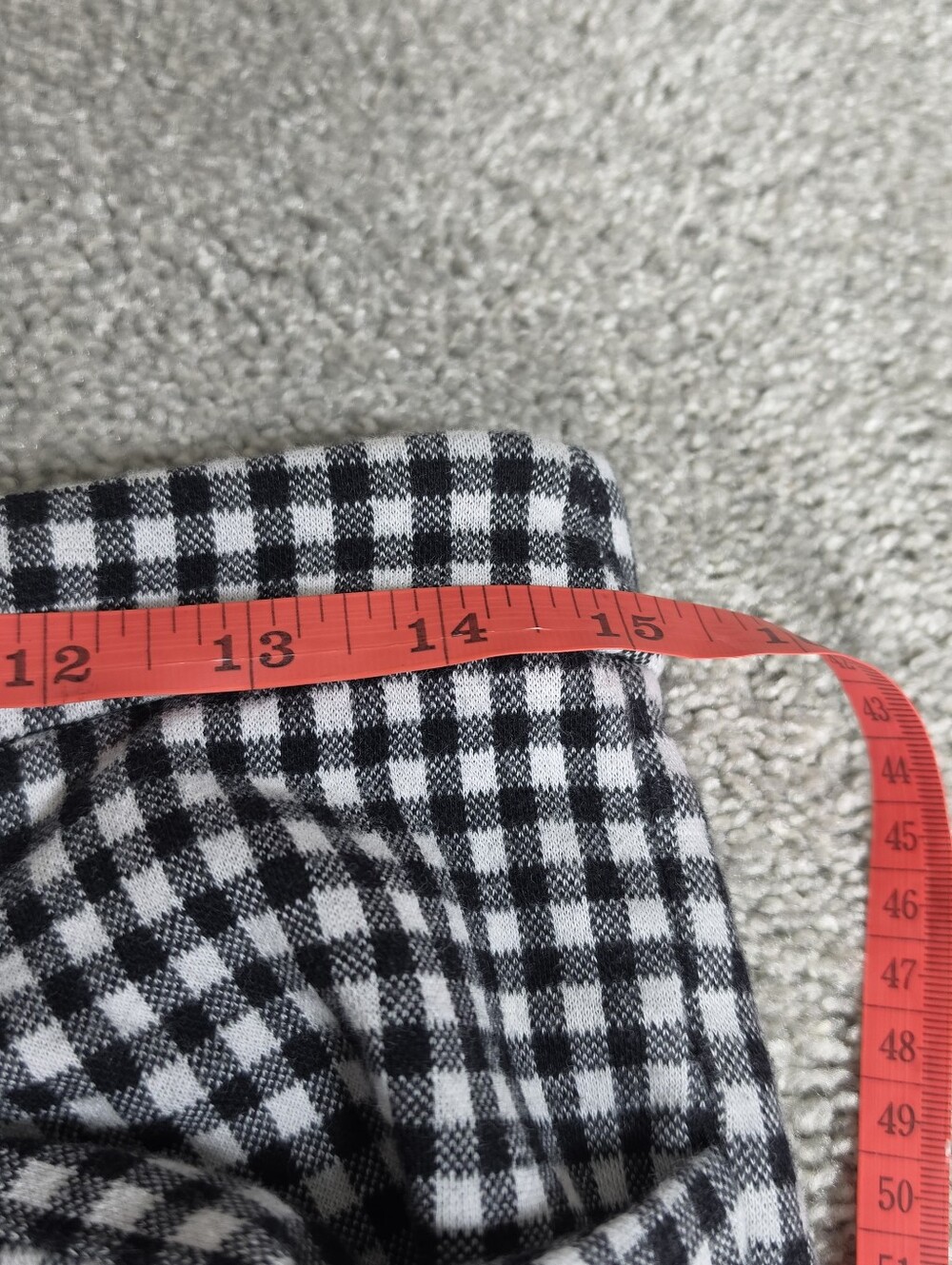 Anthropologie Gingham Petal Pusher Pants in Black & White - Picture 9 of 12